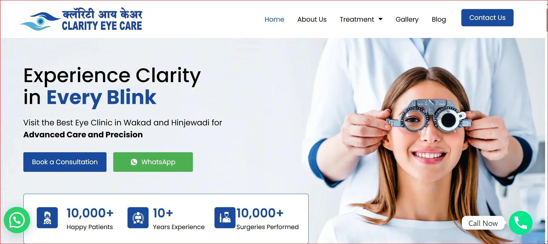 Advanced Eye Checkup and Surgery – Clarity Eye Care Wakad Hinjewadi