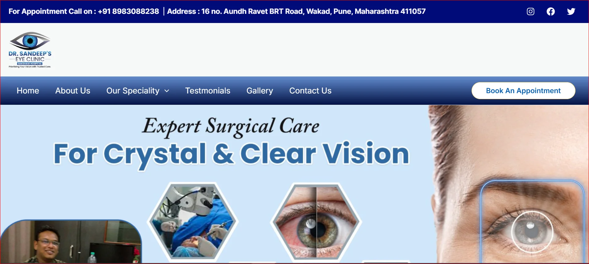 Expert Surgical Eye Care – Dr. Sandeeps Eye Clinic Wakad