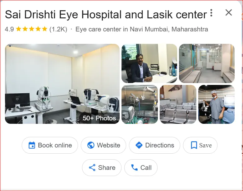 Sai Drishti Eye Hospital and Lasik Center Google Business Profile photos