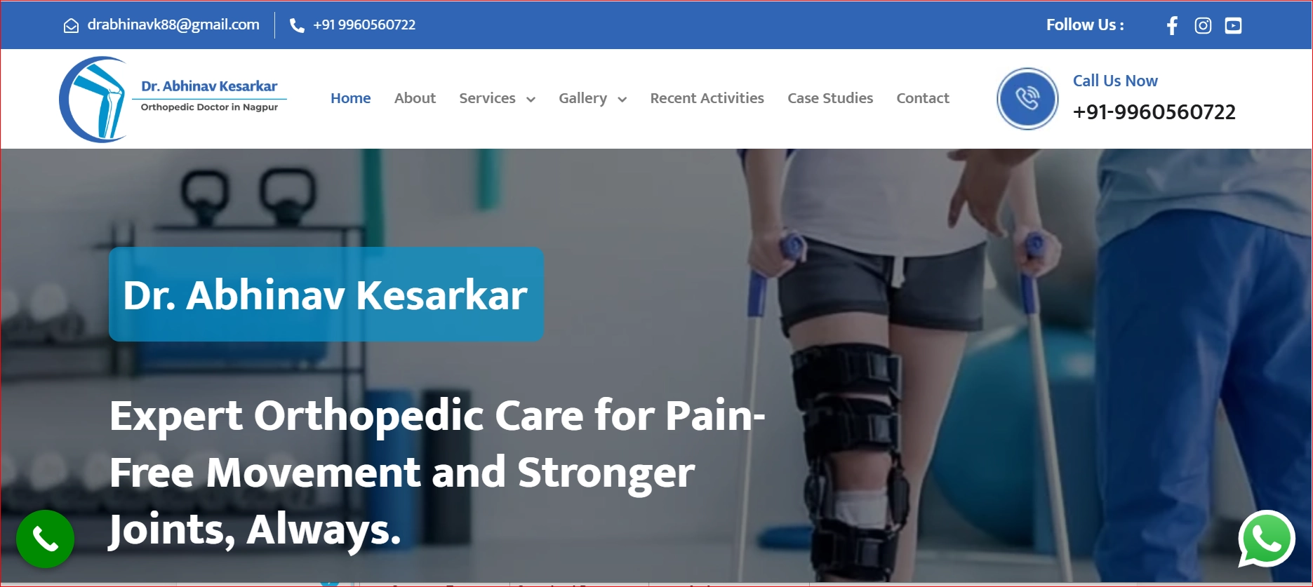 Dr Abhinav Kesarkar – Best for Trauma Plus Joint-Injury Cases