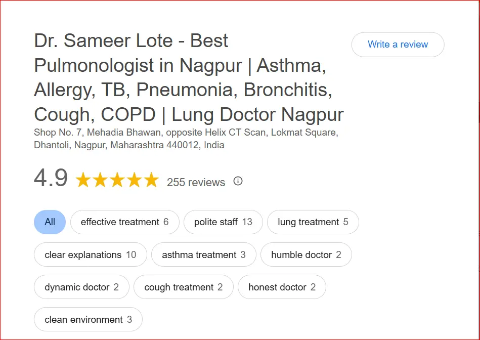 Dr. Sameer Lote Trusted Lung Asthma Specialist in Nagpur