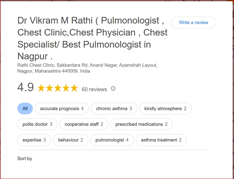 Dr. Vikram Rathi Experienced Chest Physician Asthma Specialist