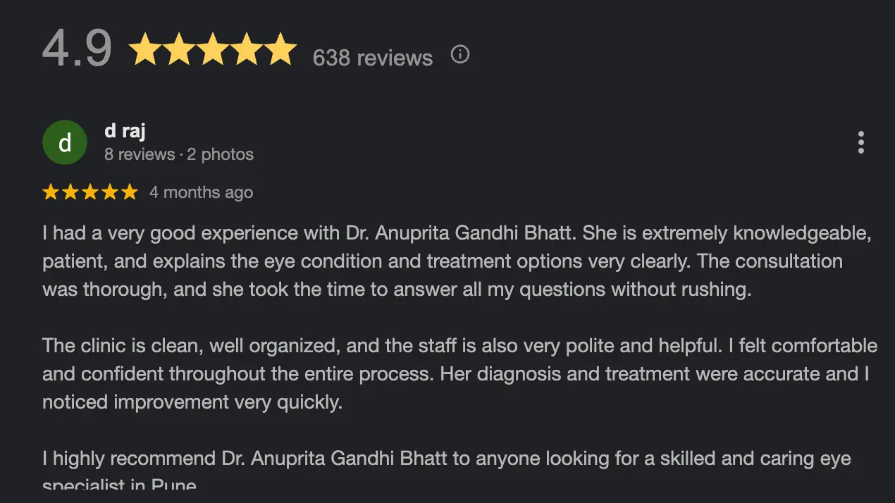 Patients review 1