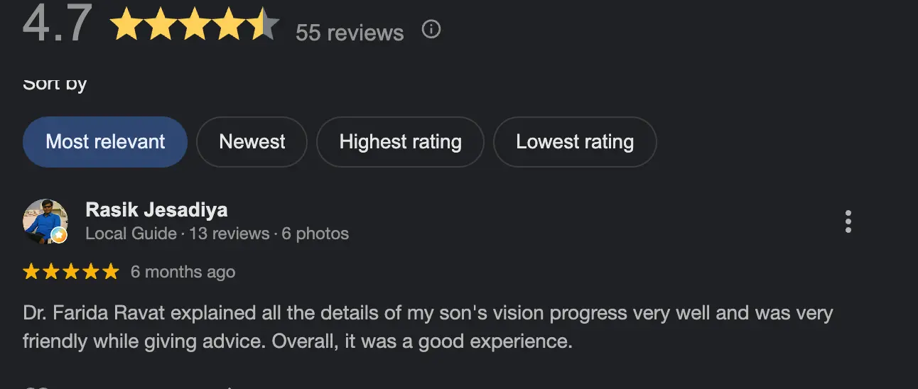 Patients review